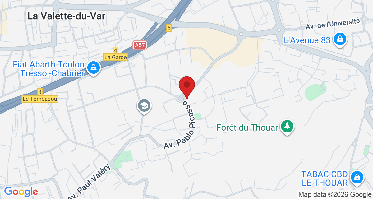 Carte de localisation Savelys Toulon La Farlède