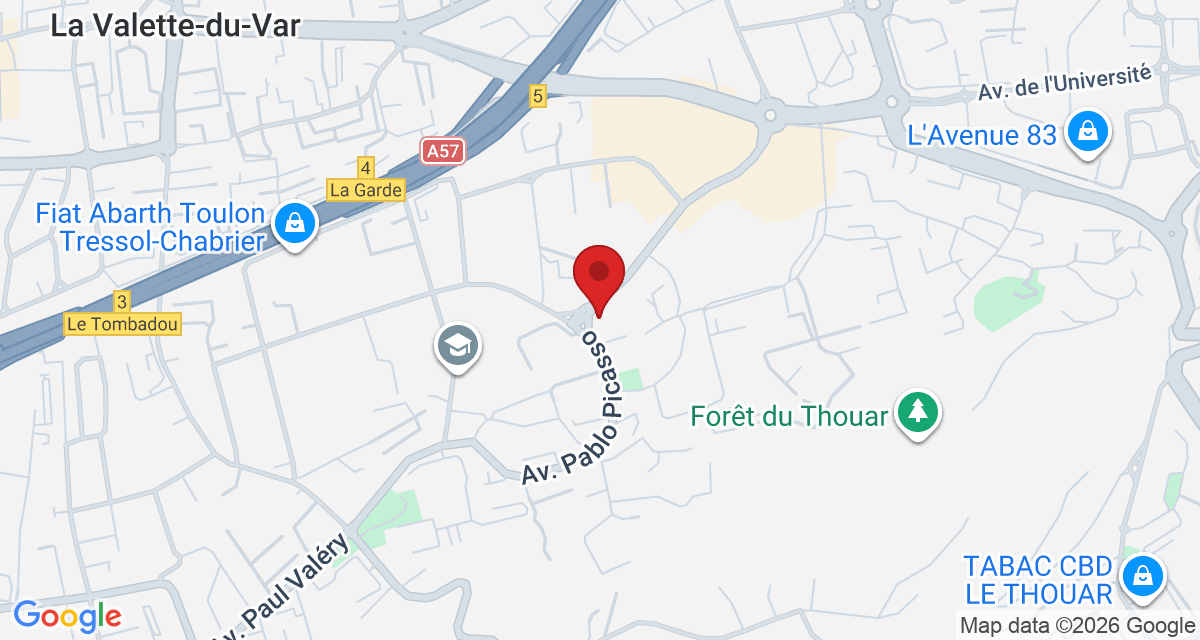 Carte de localisation Savelys Toulon La Farlède