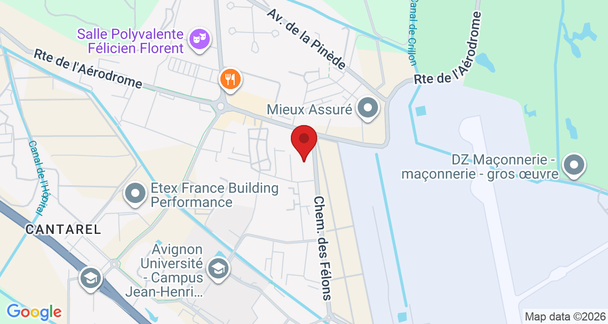Carte de localisation Savelys Avignon