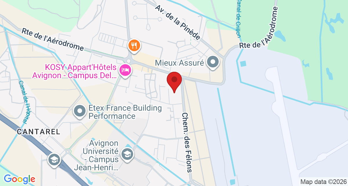 Carte de localisation Savelys Avignon