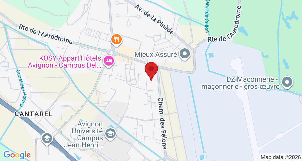 Carte de localisation Savelys Avignon