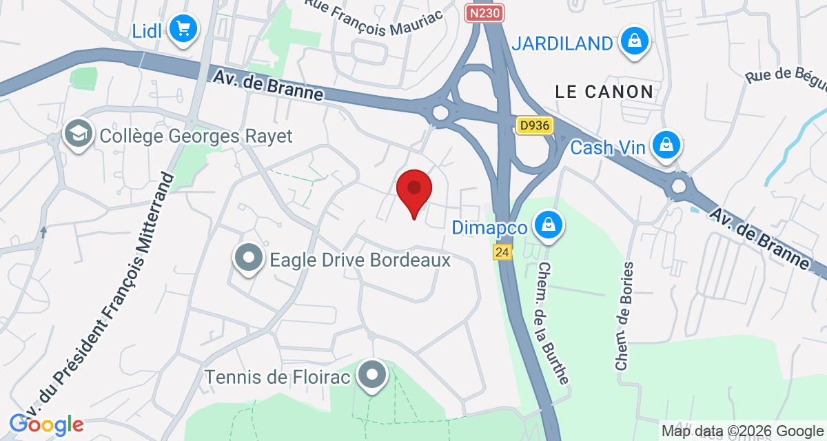 Carte de localisation Savelys Bordeaux Rive Droite