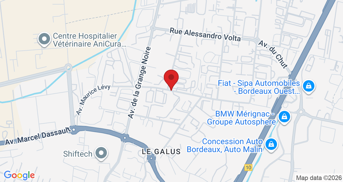 Carte de localisation Savelys Bordeaux Ouest