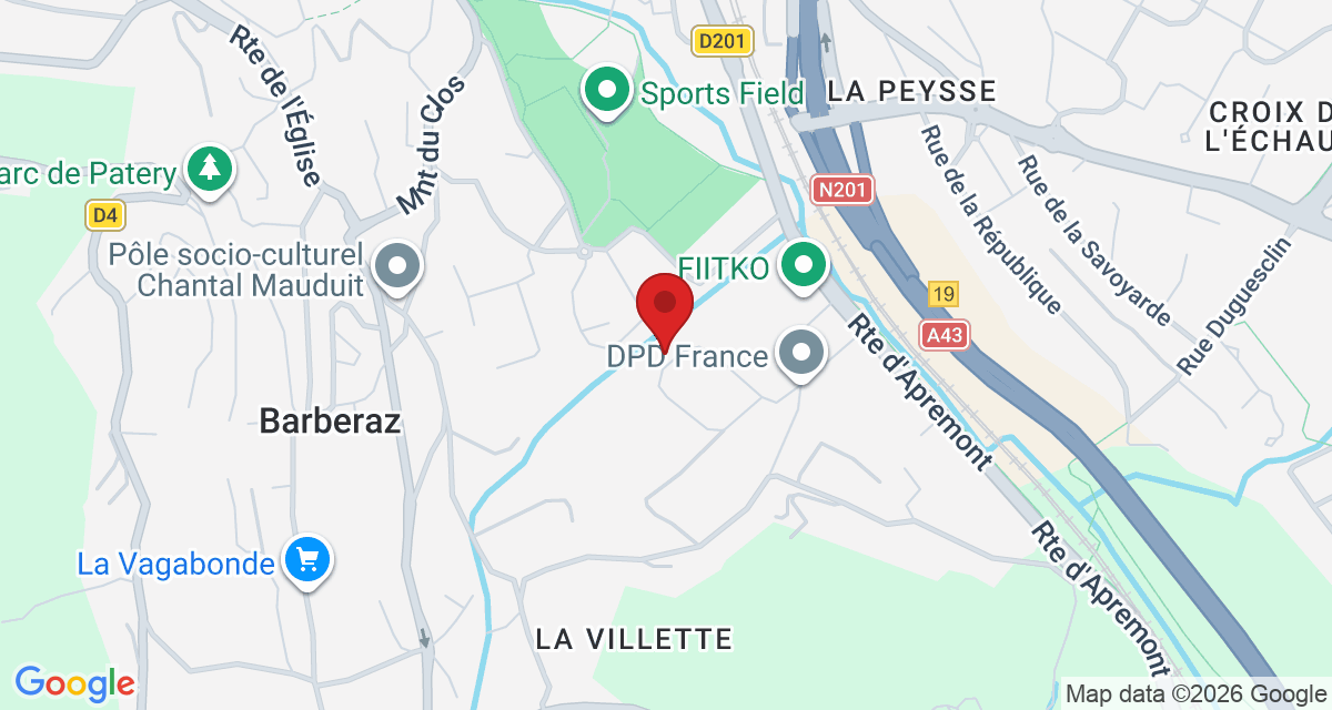 Carte de localisation Savelys Chambéry