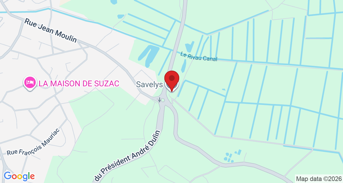 Carte de localisation Savelys Royan