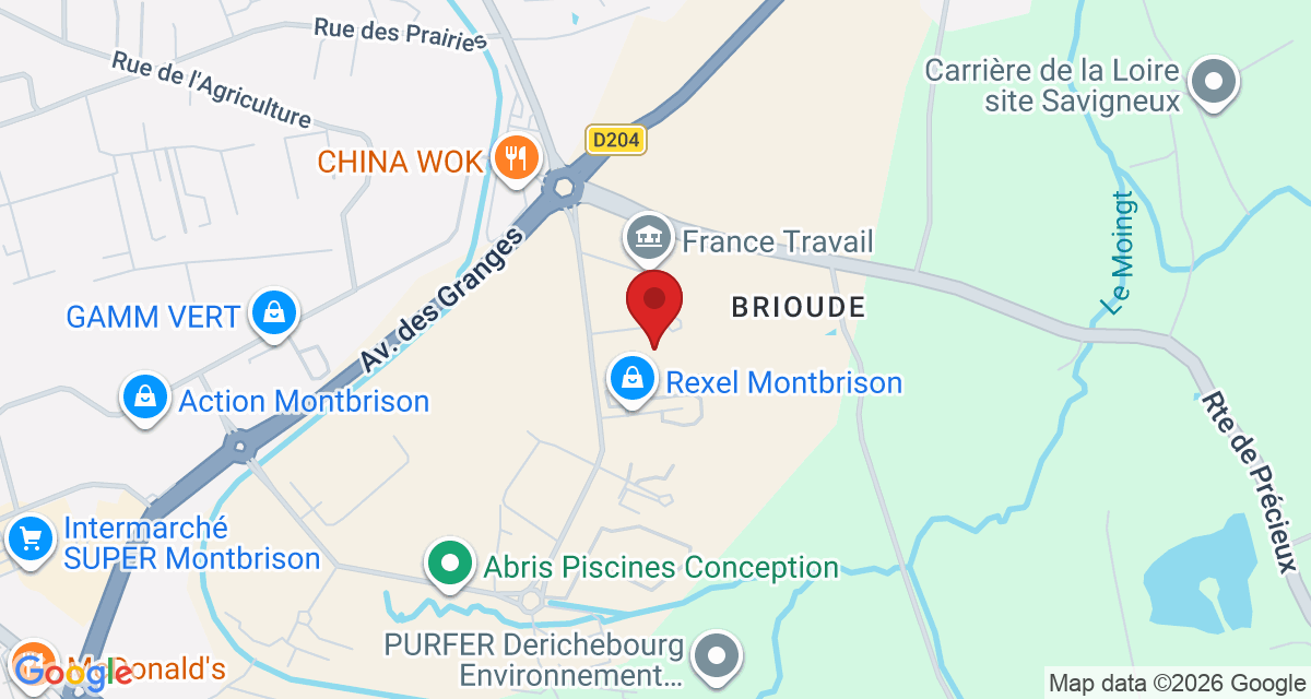 Carte de localisation Savelys Montbrison-Roanne