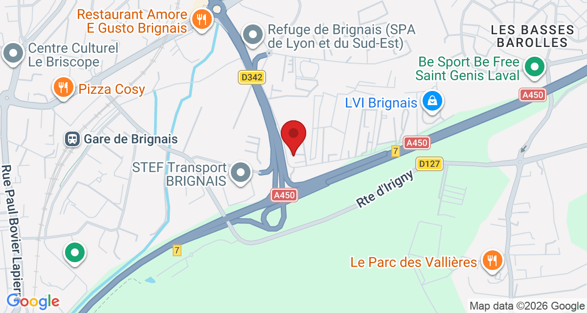 Carte de localisation Savelys Lyon Ouest
