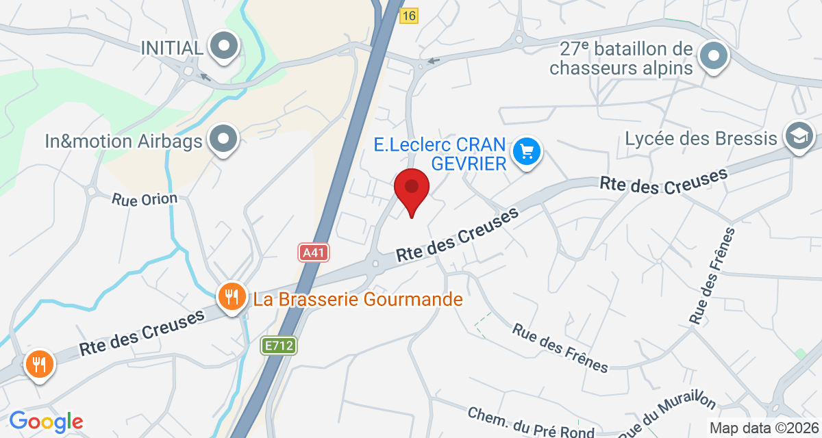 Carte de localisation Savelys Annecy Cran-Gevrier