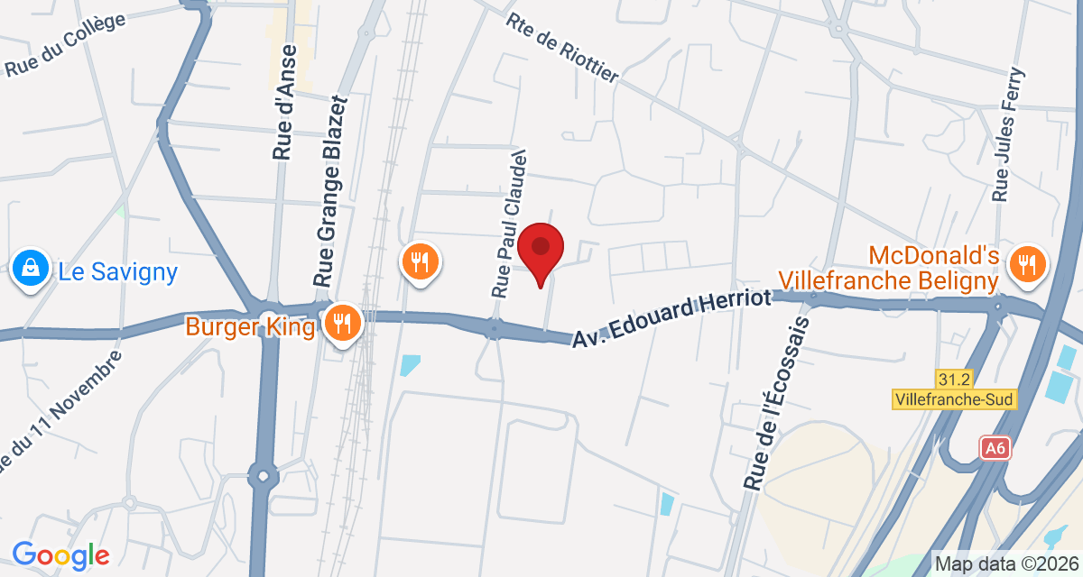 Carte de localisation Savelys Villefranche-sur-Saone