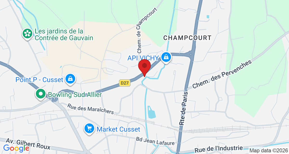 Carte de localisation Savelys Vichy