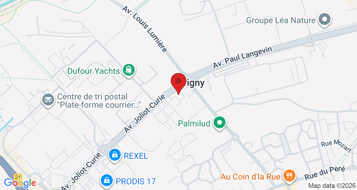 Carte de localisation Savelys La Rochelle