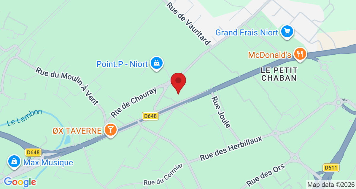 Carte de localisation Savelys Niort
