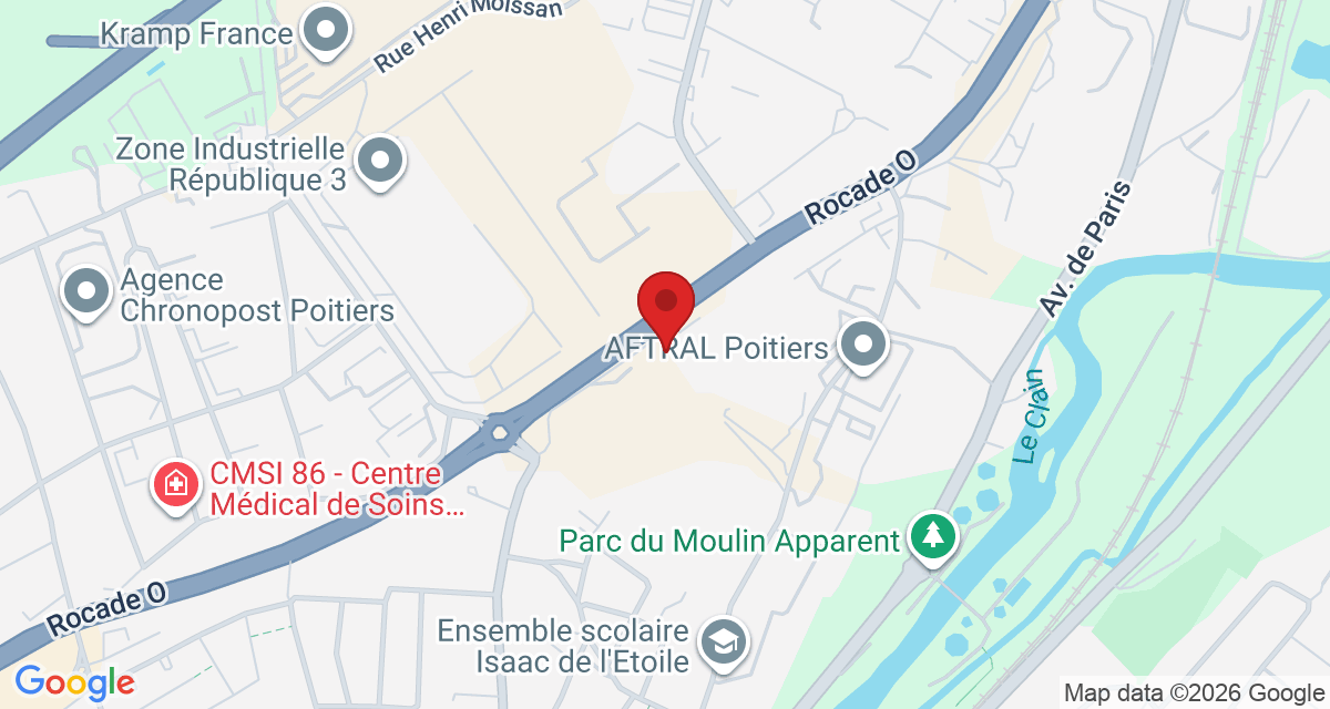 Carte de localisation Savelys Poitiers