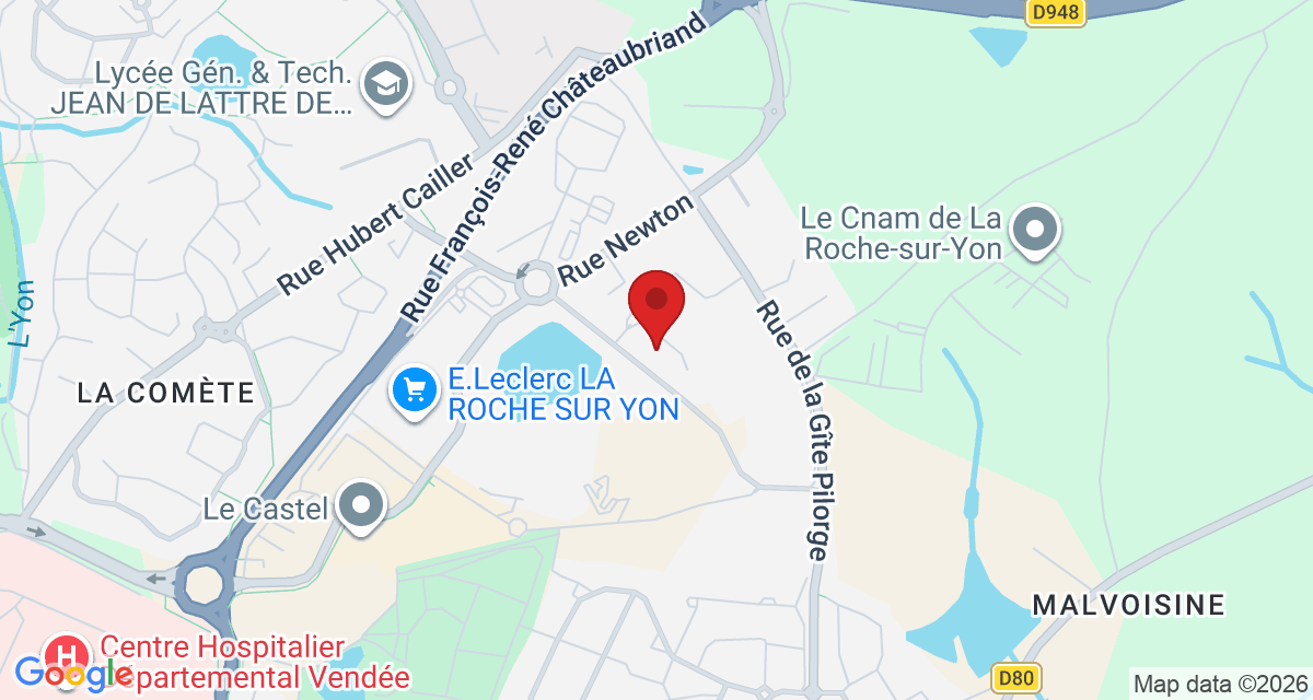 Carte de localisation Savelys La Roche-sur-Yon