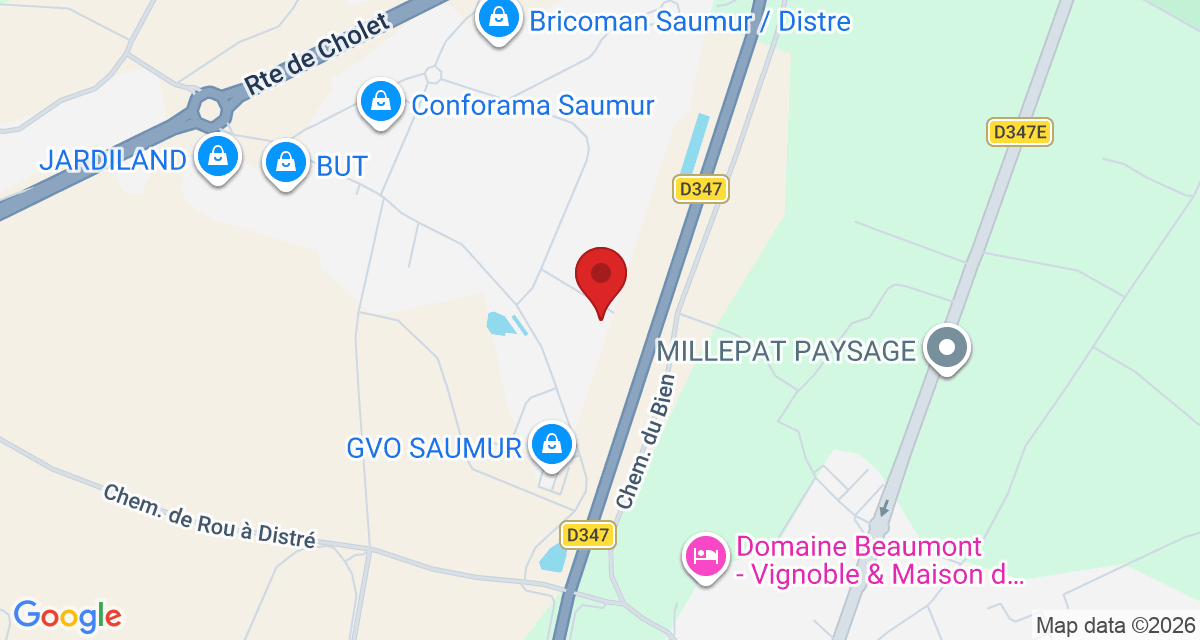 Carte de localisation Savelys Saumur