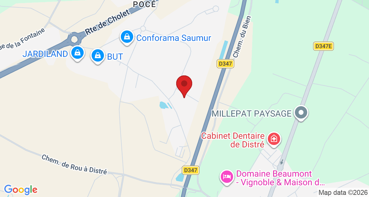 Carte de localisation Savelys Saumur
