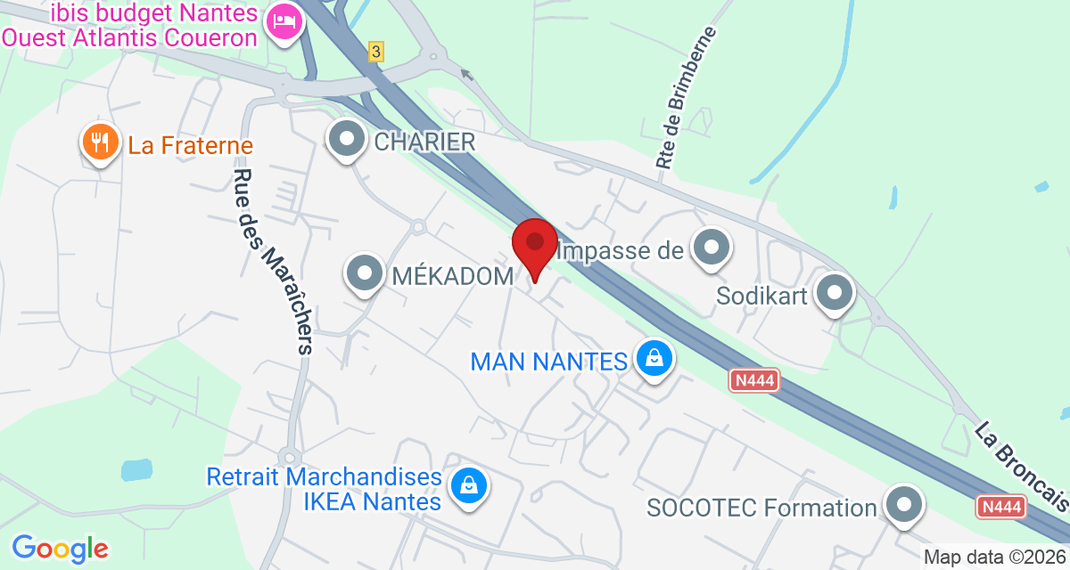 Carte de localisation Savelys Nantes Collectifs