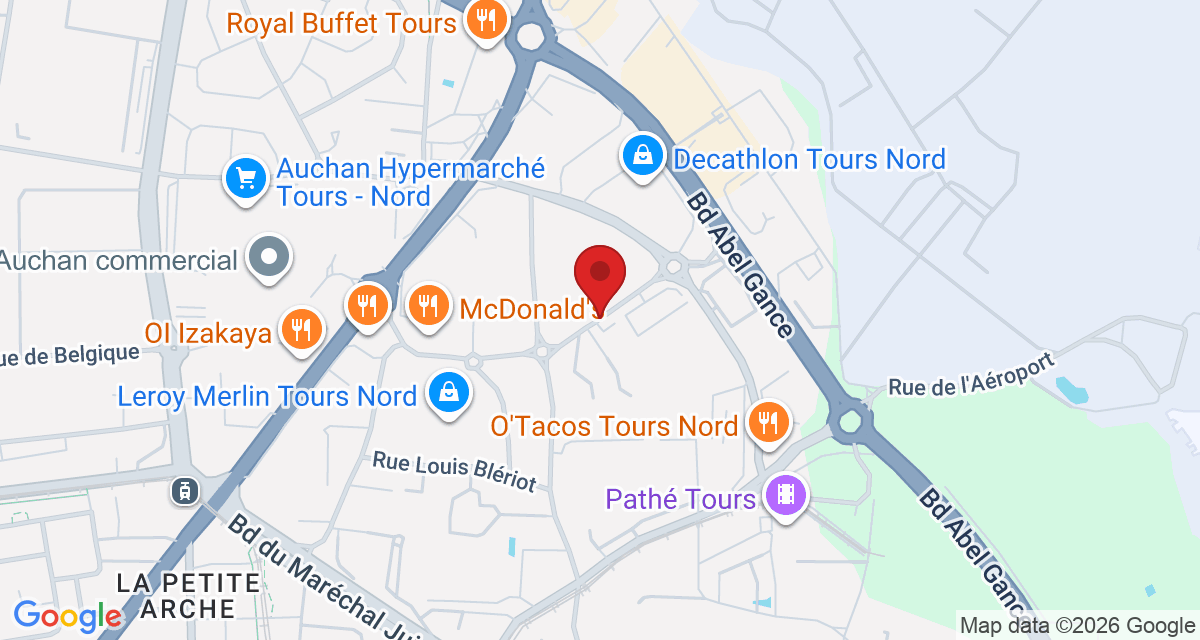 Carte de localisation Savelys Tours
