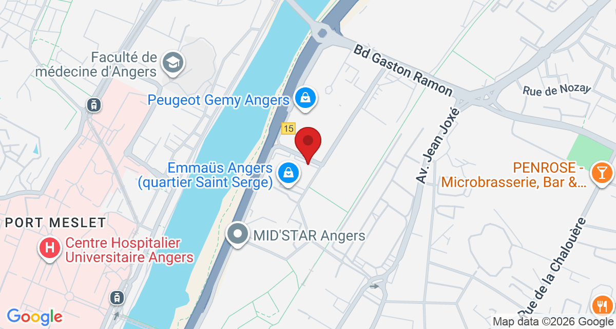 Carte de localisation Savelys Angers