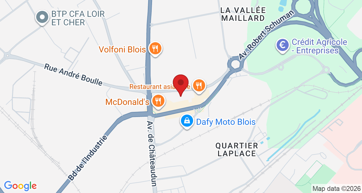 Carte de localisation Savelys Blois