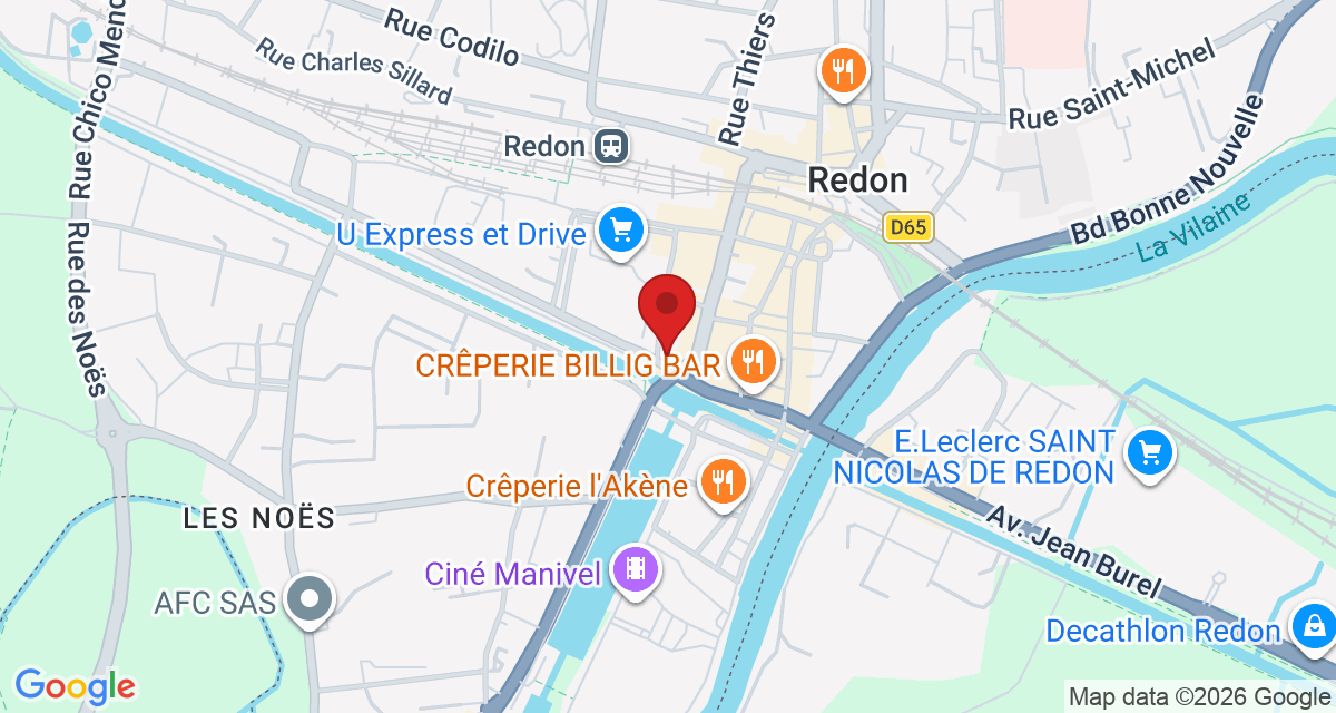 Carte de localisation Savelys Redon