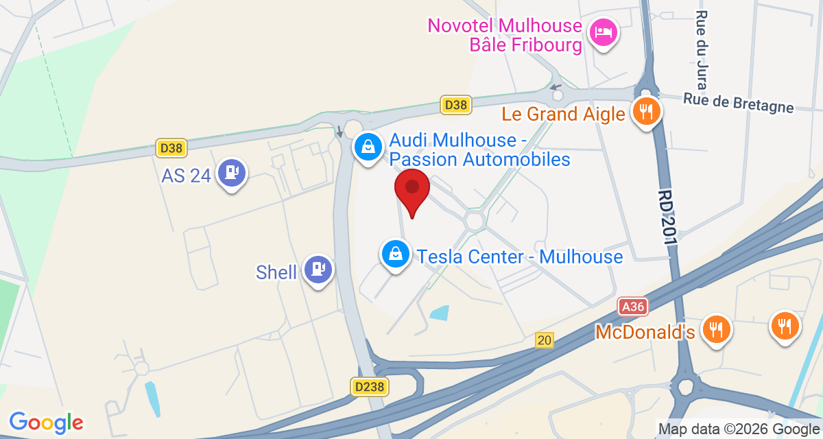 Carte de localisation Savelys Mulhouse