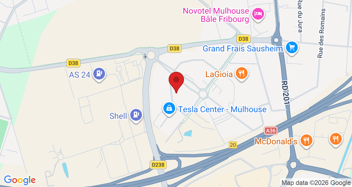 Carte de localisation Savelys Mulhouse