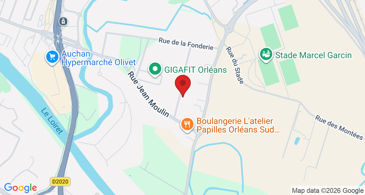 Carte de localisation Savelys Orléans Les Montées