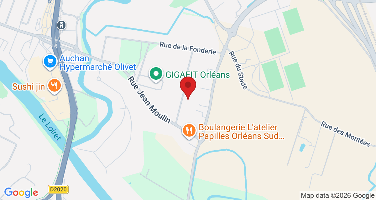 Carte de localisation Savelys Orléans Les Montées