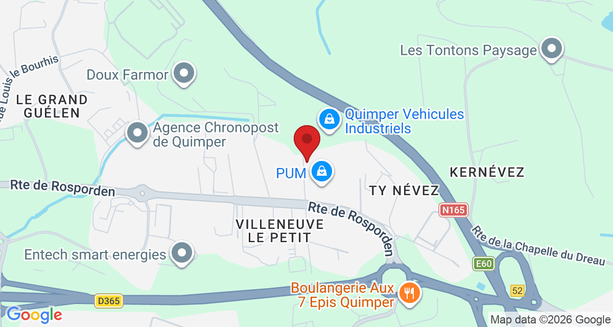 Carte de localisation Savelys Quimper