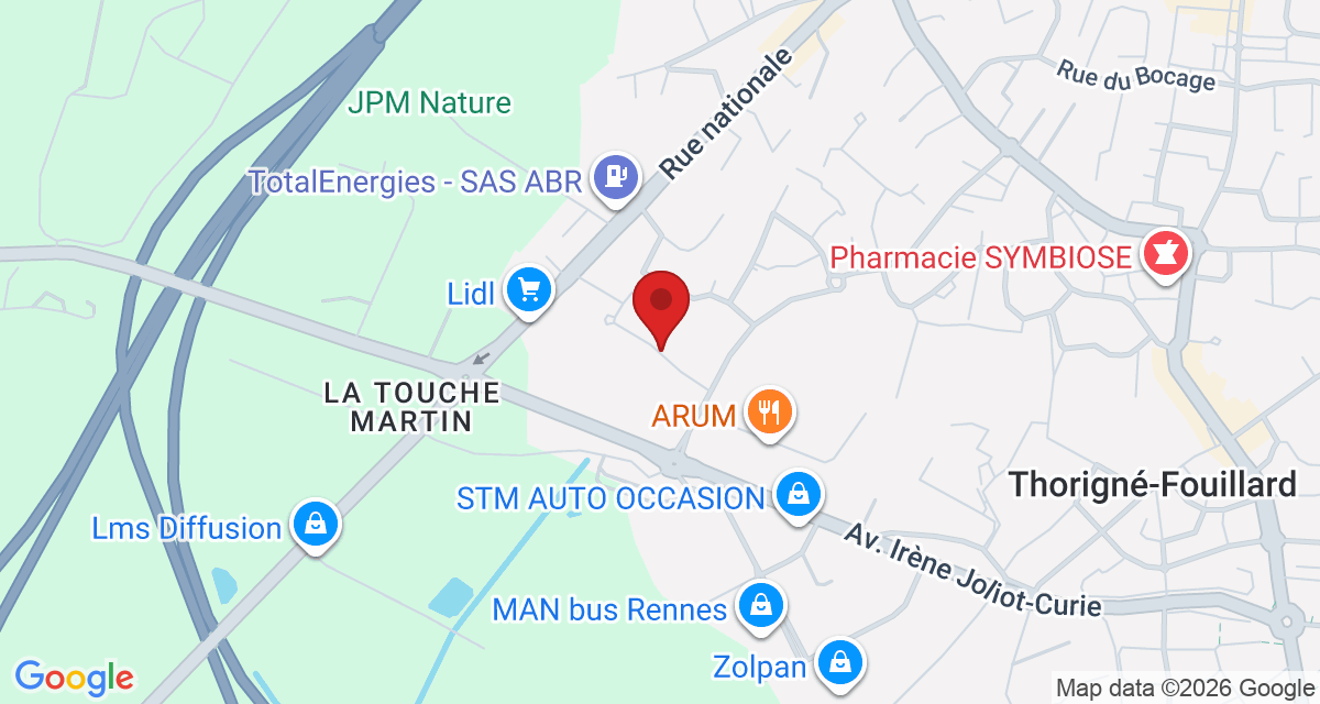 Carte de localisation Savelys Rennes Acigné