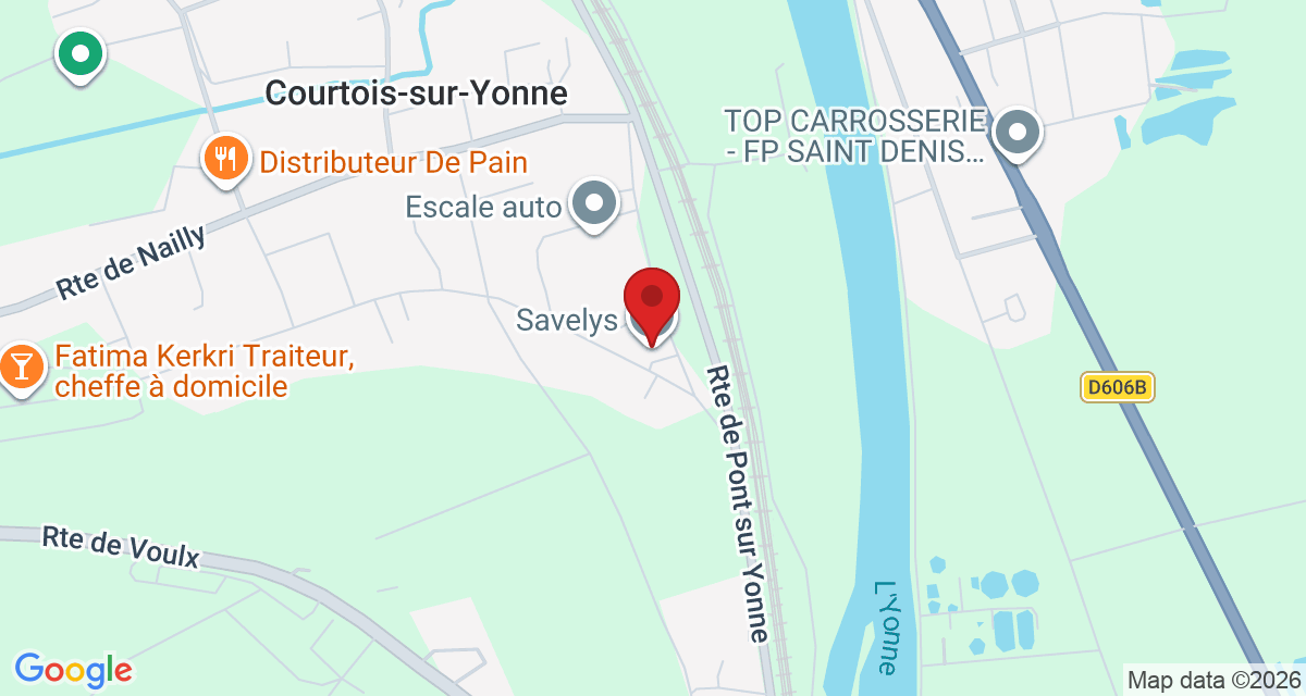 Carte de localisation Savelys Sens