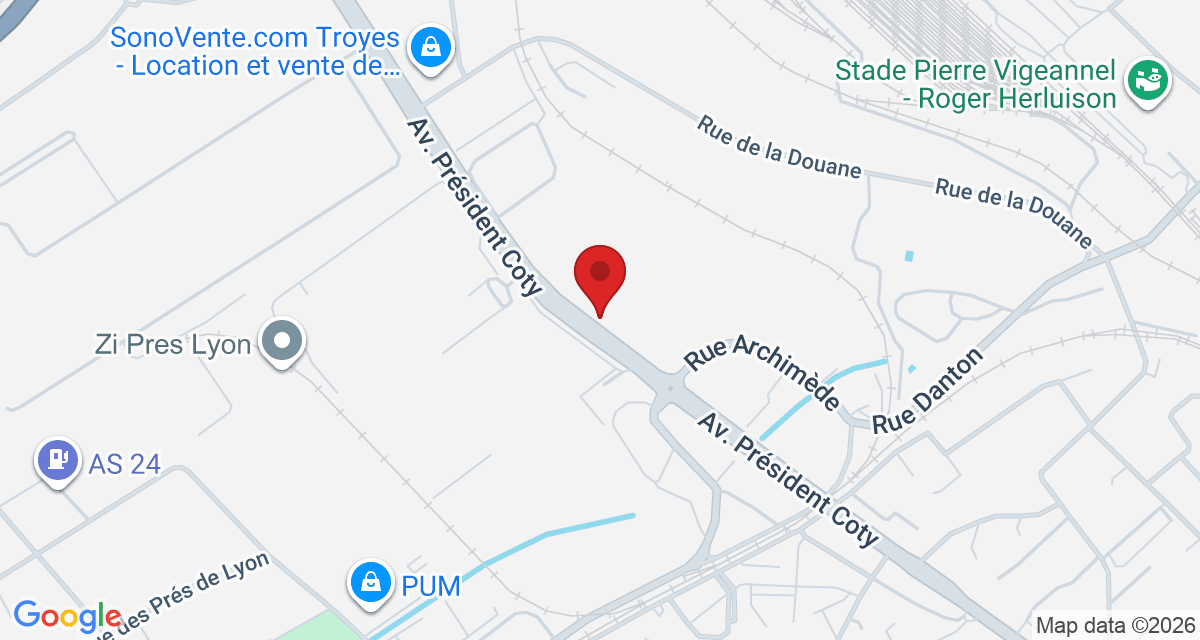 Carte de localisation Savelys Troyes
