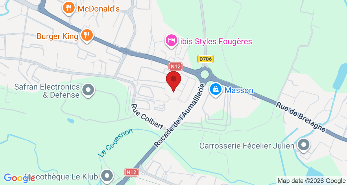 Carte de localisation Savelys Fougères