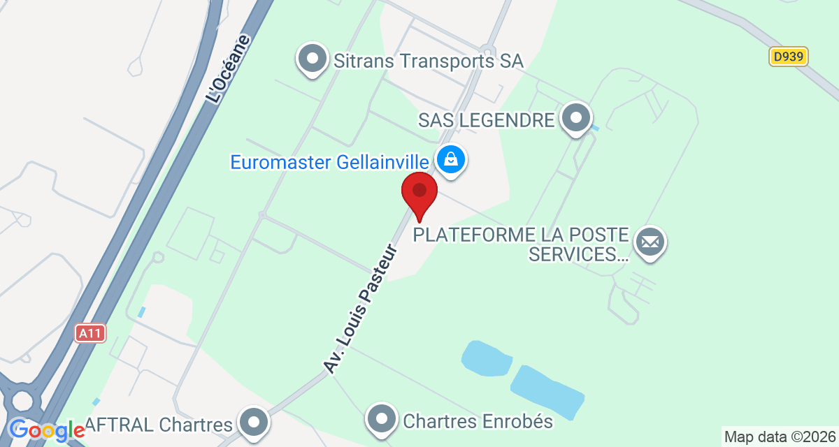 Carte de localisation Savelys Chartres Lucé