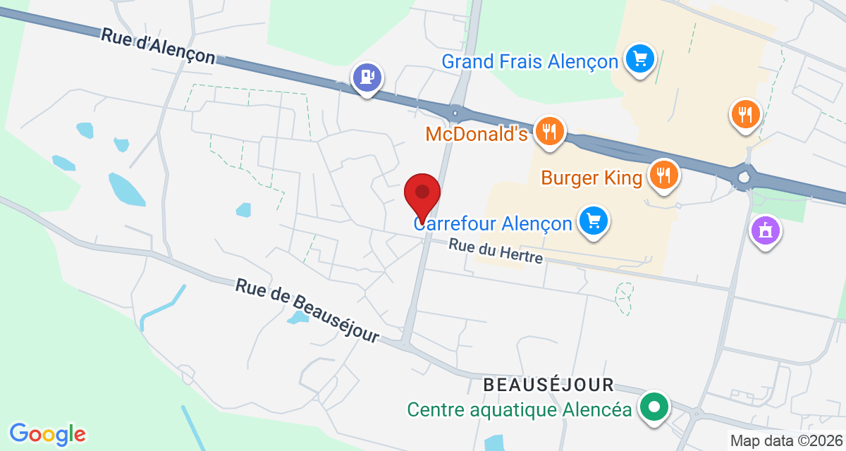 Carte de localisation Savelys Alençon