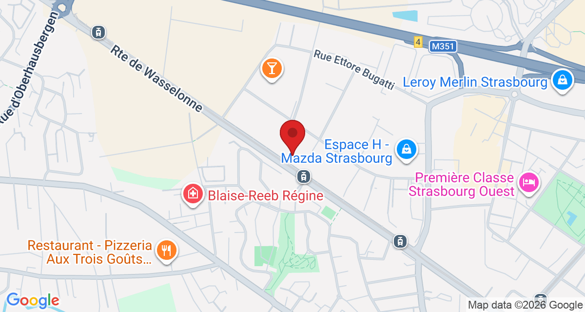 Carte de localisation Savelys Strasbourg