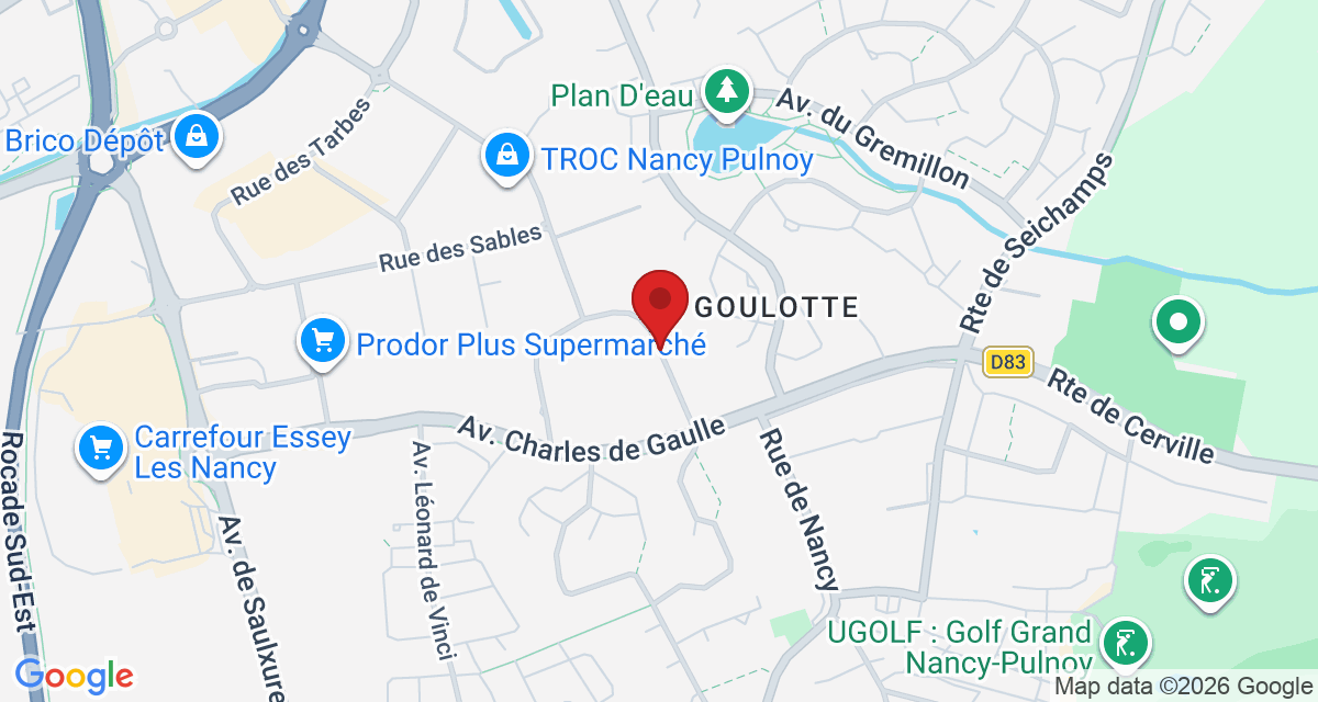 Carte de localisation Savelys Nancy