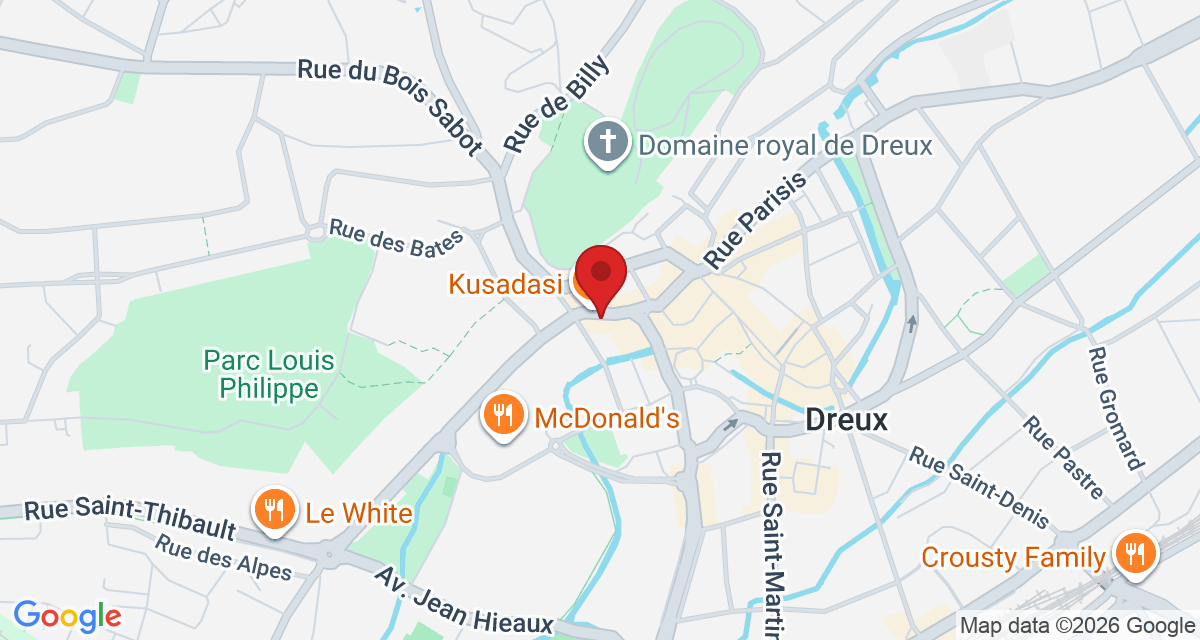 Carte de localisation Savelys Dreux