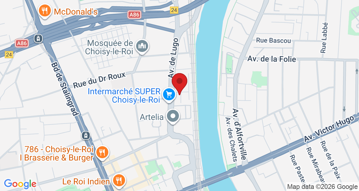 Carte de localisation Savelys Choisy-le-Roi