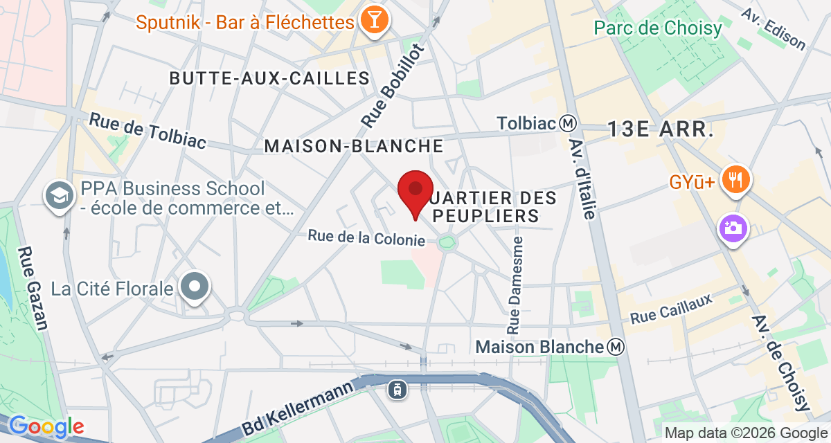 Carte de localisation Savelys Paris Sud Rive Gauche