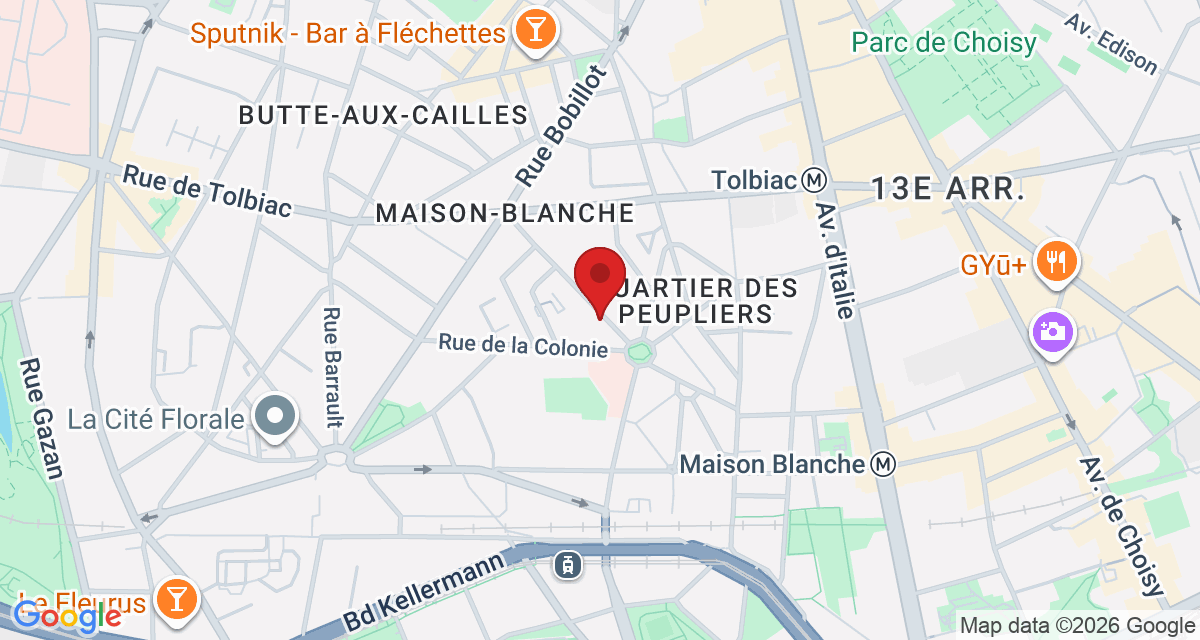 Carte de localisation Savelys Paris Sud Rive Gauche