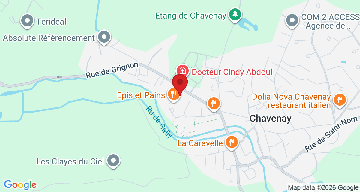 Carte de localisation Savelys Chavenay