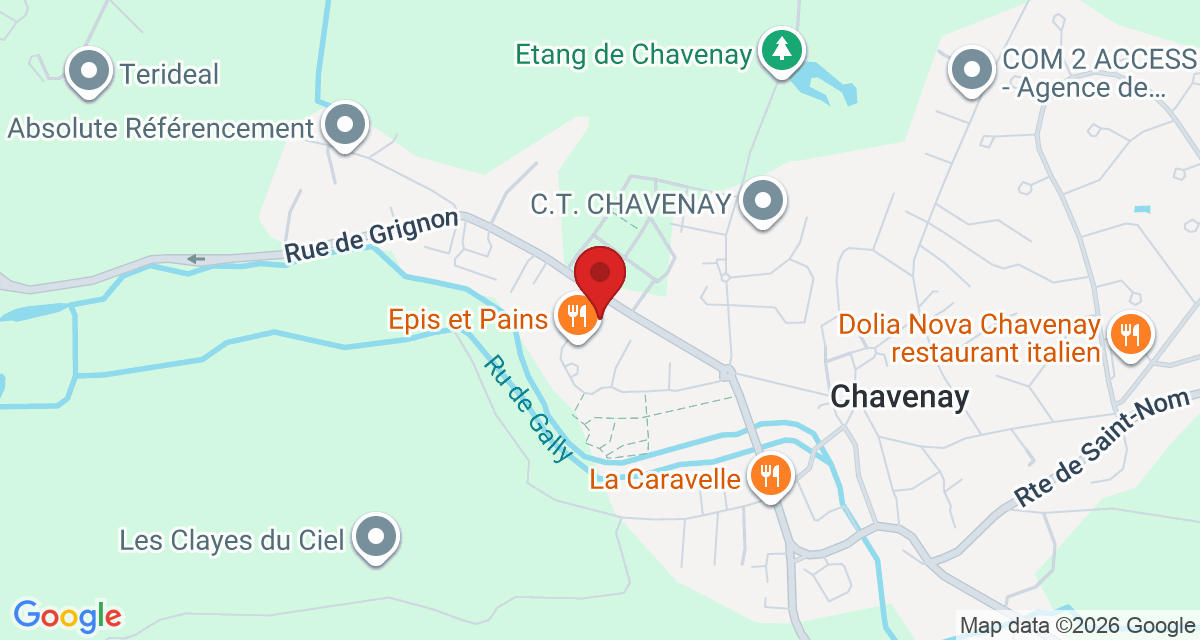 Carte de localisation Savelys Chavenay