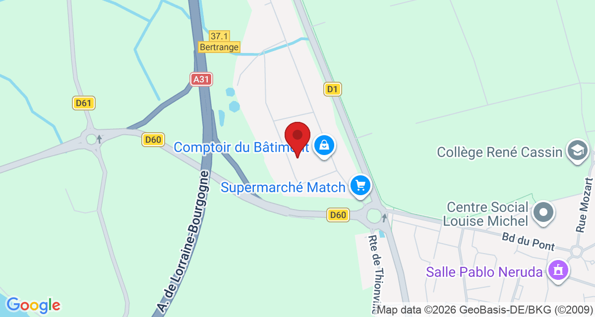 Carte de localisation Savelys Thionville
