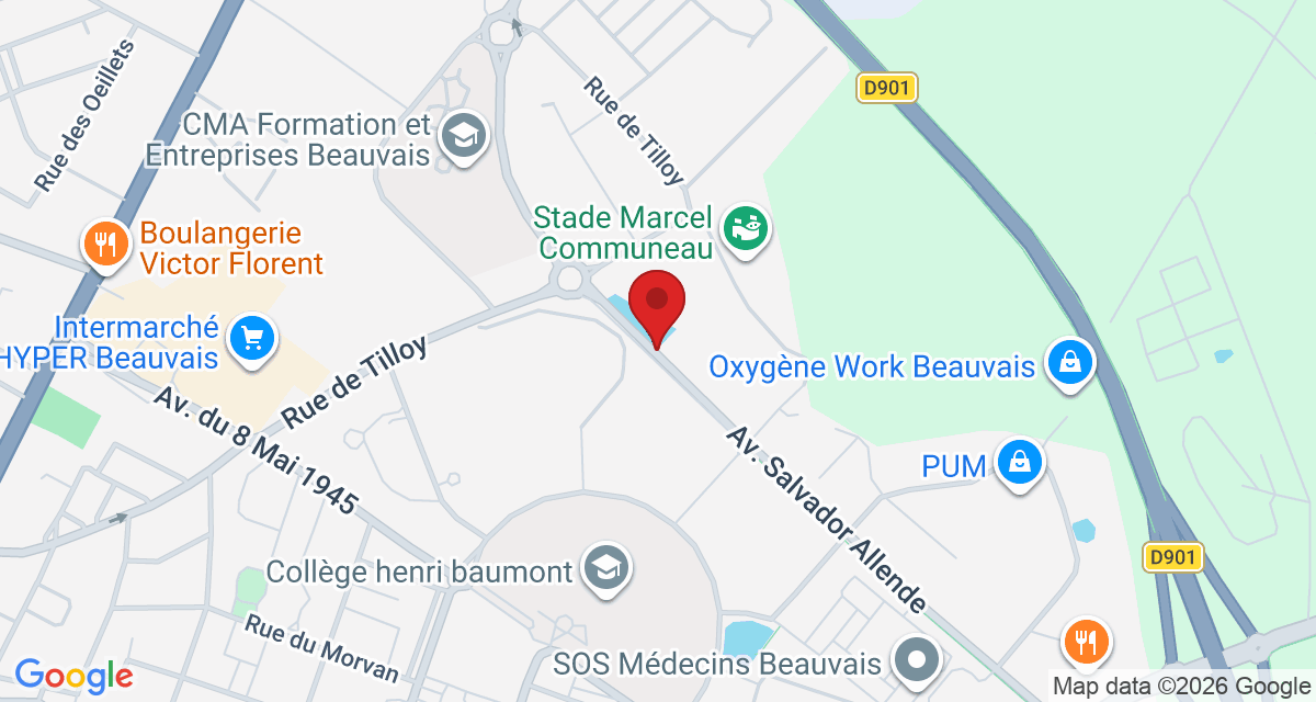 Carte de localisation Savelys Beauvais