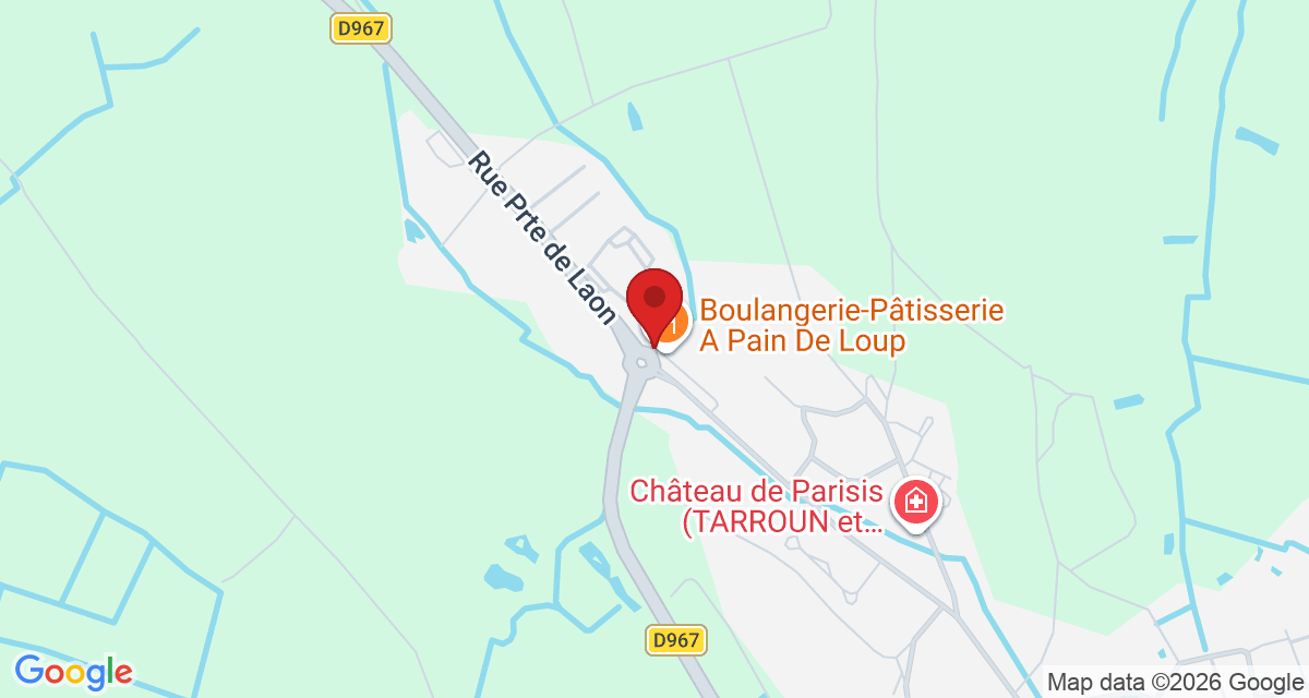 Carte de localisation Savelys Laon Bruyères