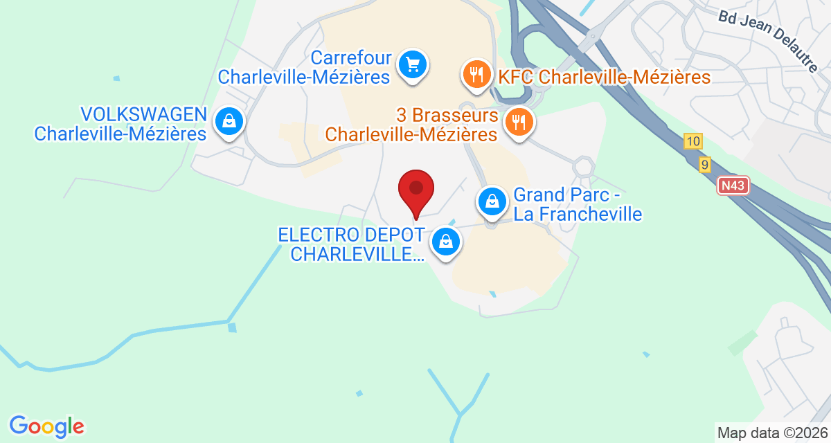 Carte de localisation Savelys Charleville