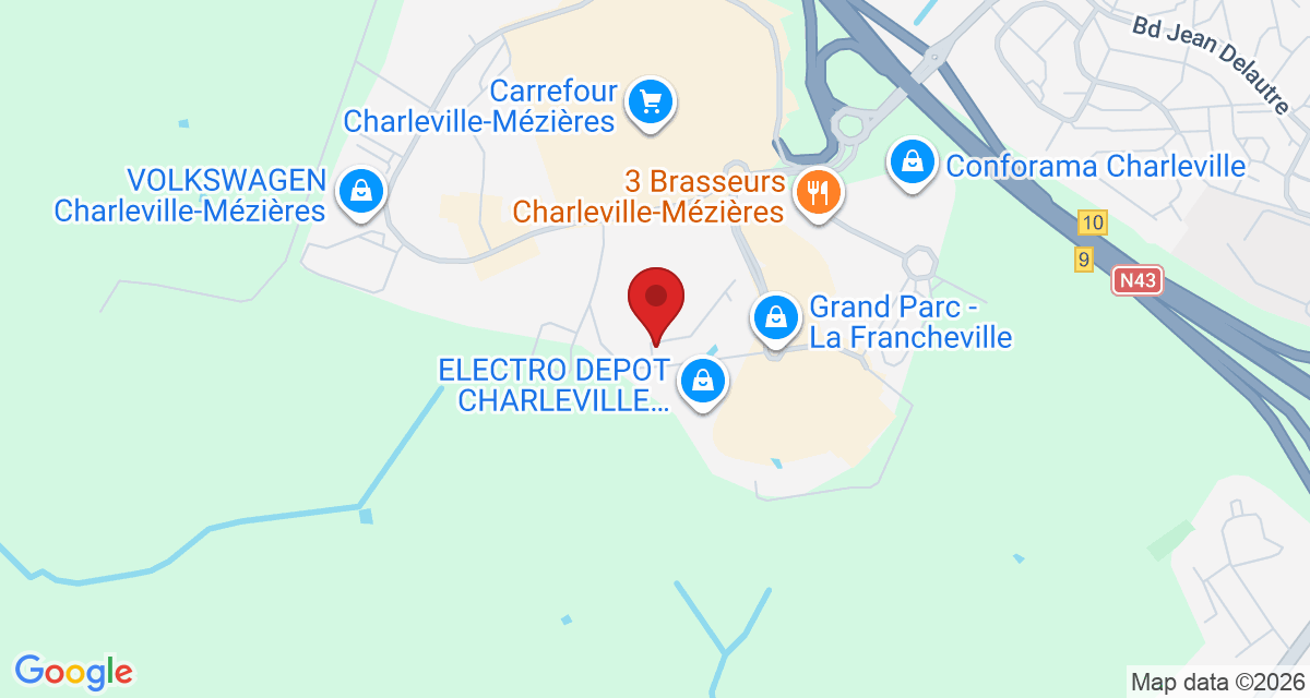 Carte de localisation Savelys Charleville