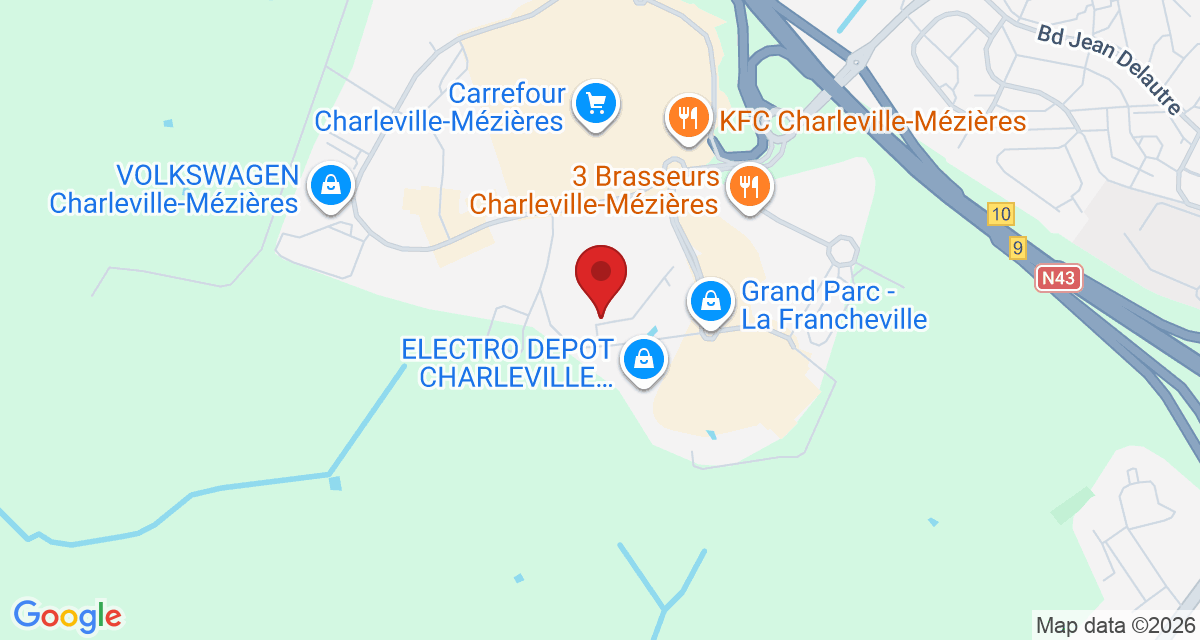 Carte de localisation Savelys Charleville